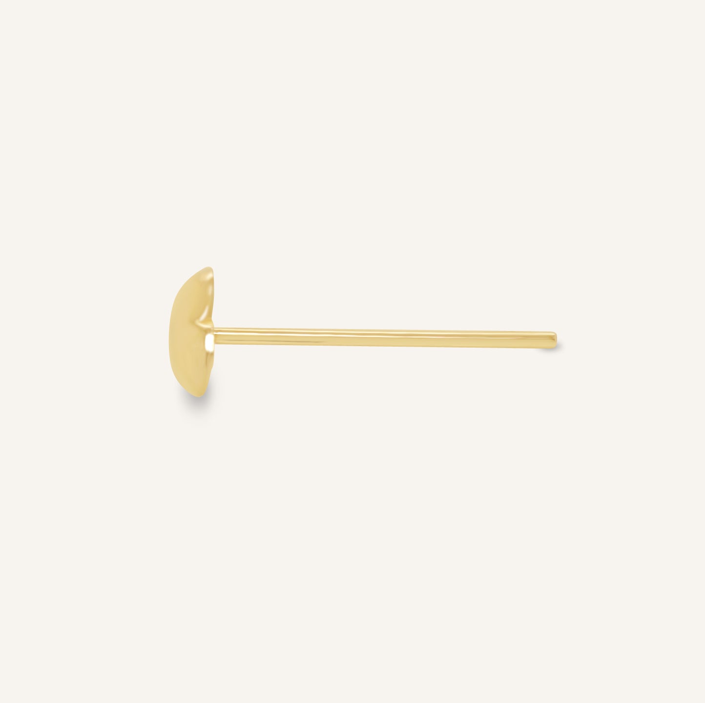 14K Heart Fishtail Nose Ring