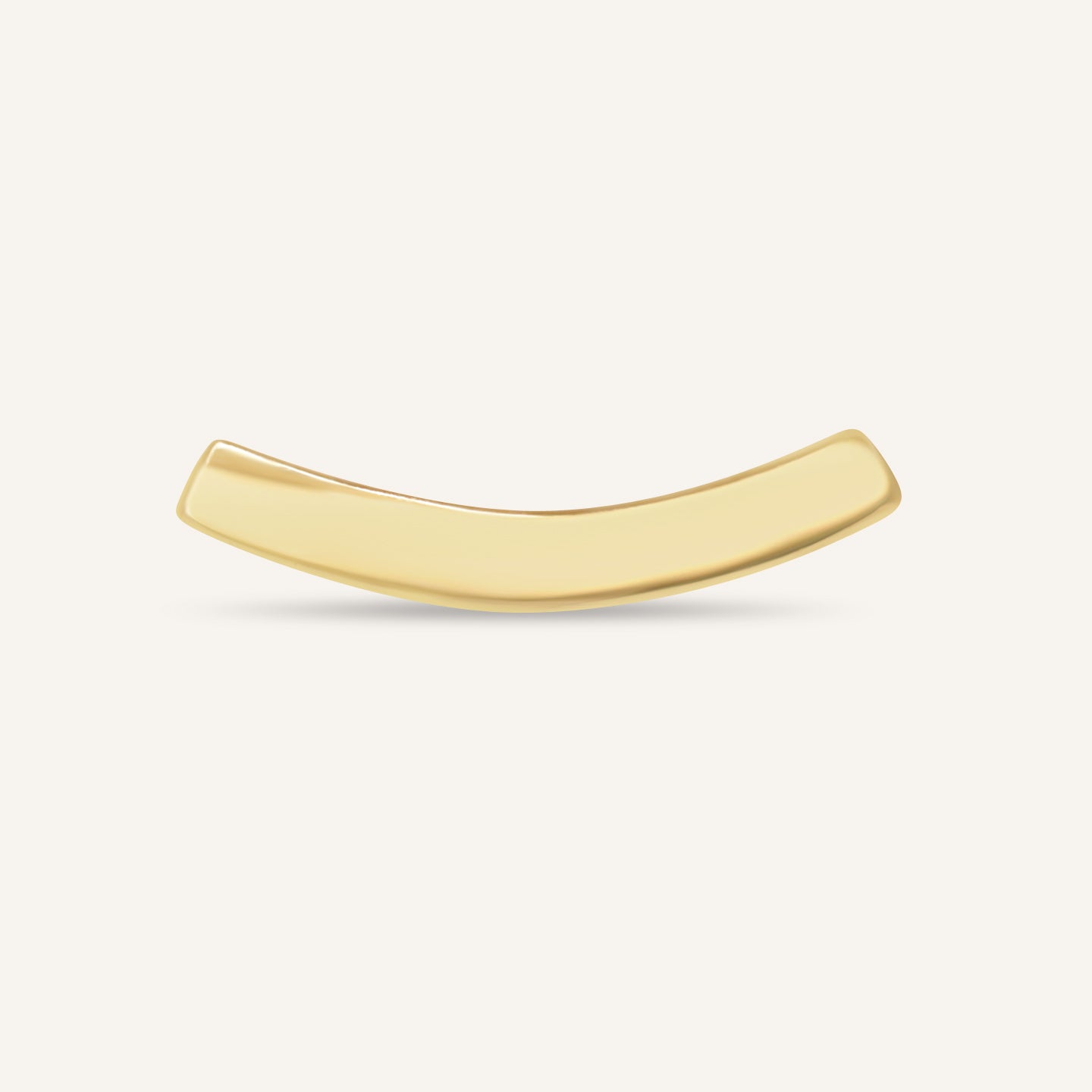 14K Smiley Flatback