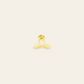 14K Real Gold 18G 3 Star Flatback