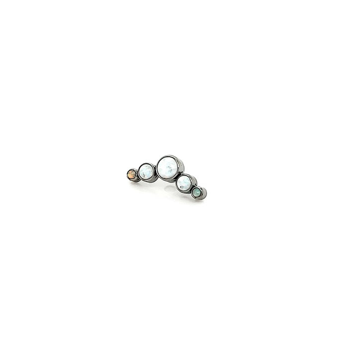 TItanium 5 Opal Stone Cluster Top